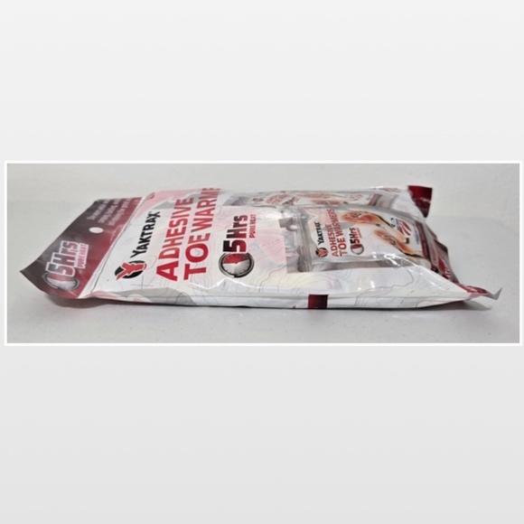 New Yaktrax Toe Warmers Unisex 10 Pairs Adhesive Air Activated Natural NWT - Picture 6 of 12